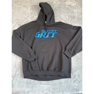 Detroit Lions Hoodie Size XL Football Detroit Grit Lions Hooded Sweatshirt